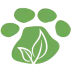 Lillian Ruff Pet Spa paw logo