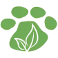 Lillian Ruff Pet Spa paw logo