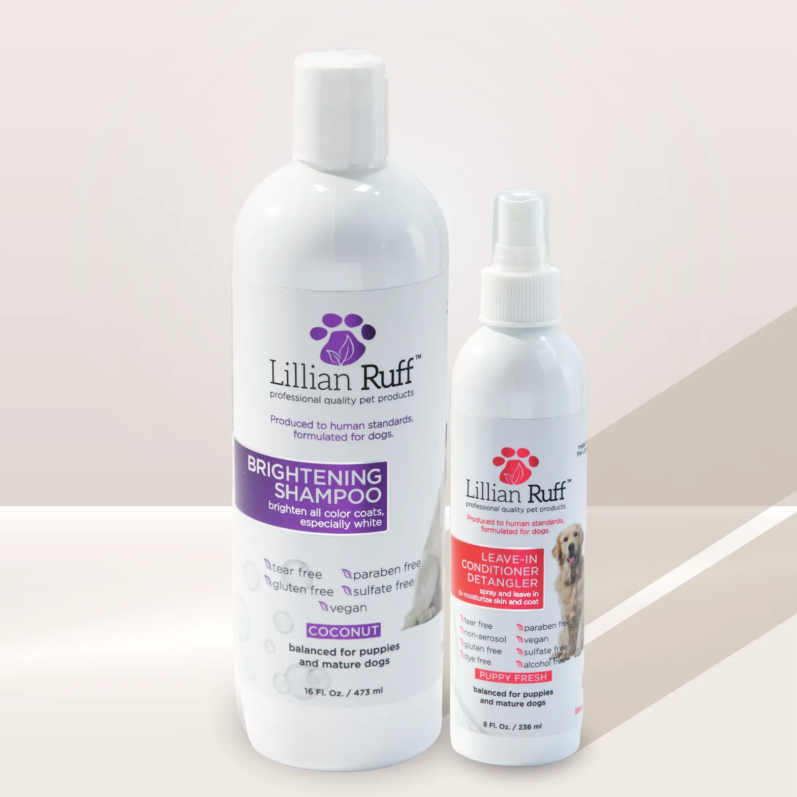 Brightening Shampoo & Detangler Set