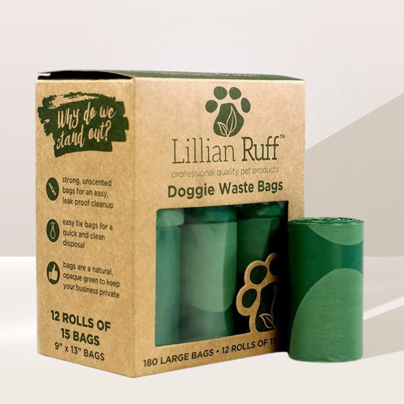 Waste Bag Dispenser Refill Pack